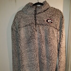 UNISEX GEORGIA BULLDOGS BOXER CRAFT SHEPA PULLOVER SZ.2XL